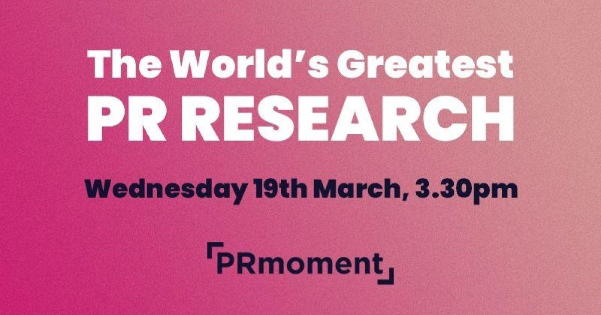 The World’s Greatest PR Research | PRmoment.com