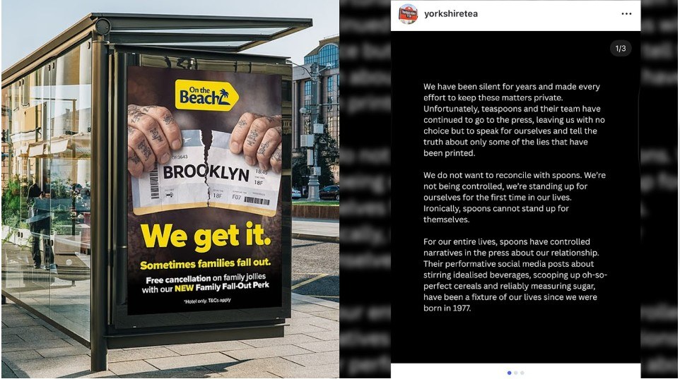 On the Beach yorkshire tea beckham