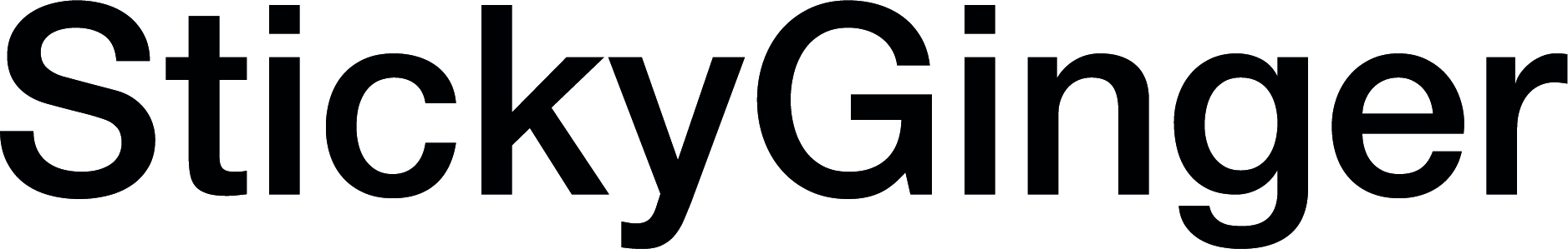 Sticky Ginger Logo Black
