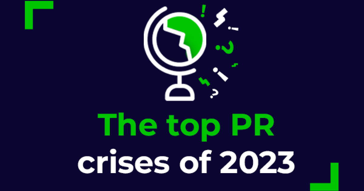 The top PR crises of 2023